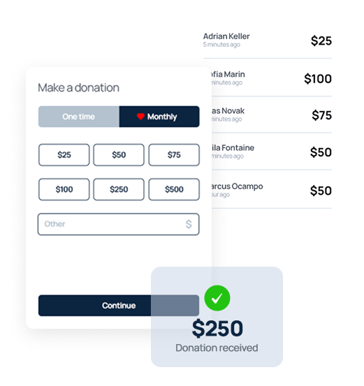 Happy nonprofit volunteer