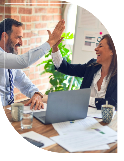 Happy nonprofit volunteer