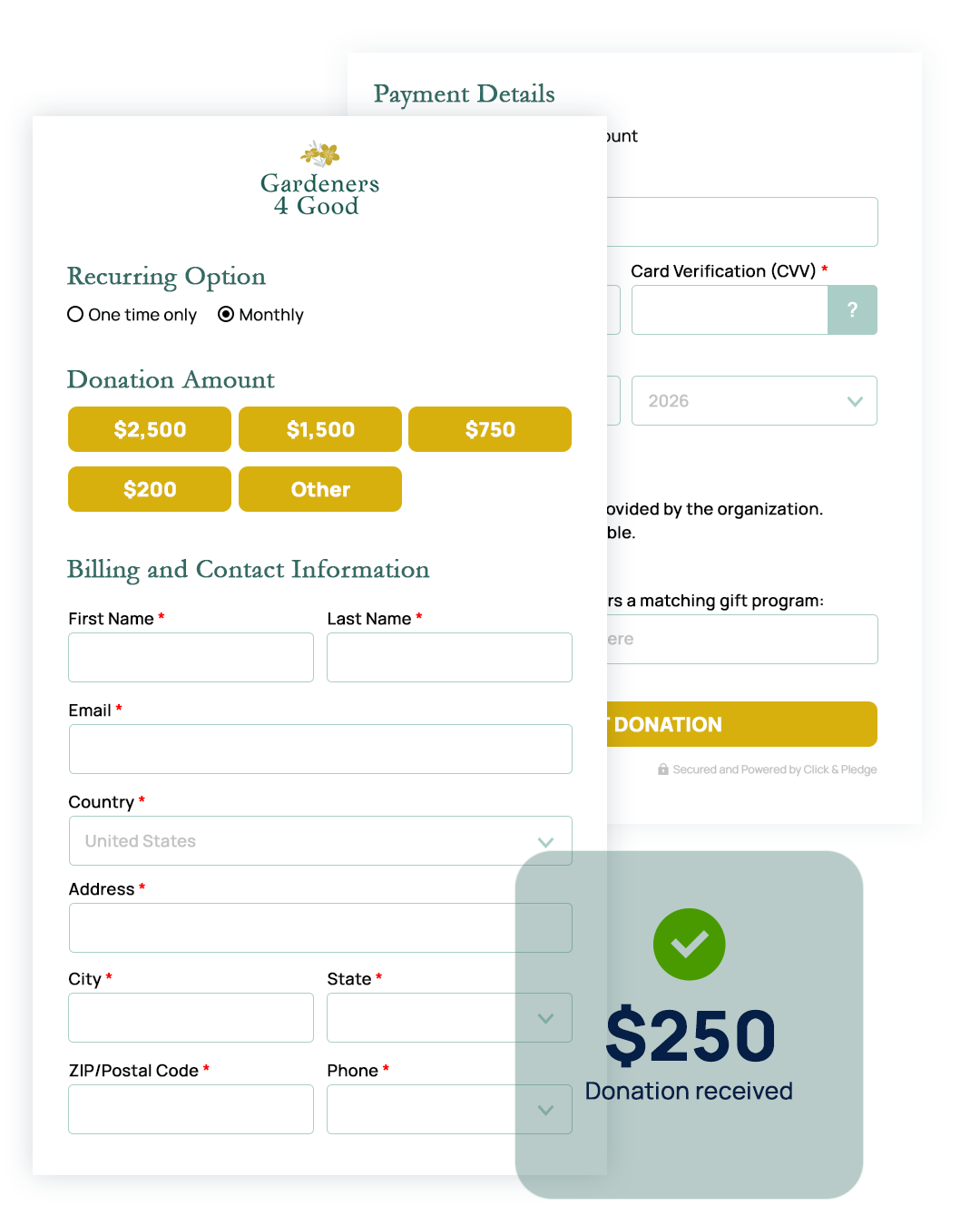 Happy nonprofit volunteer