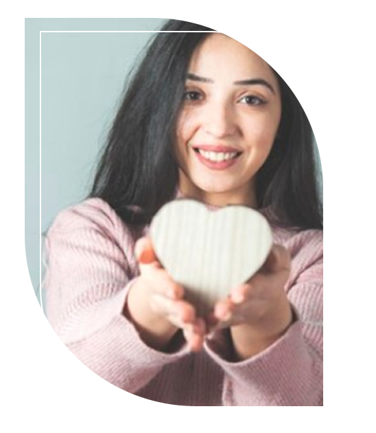 Happy nonprofit volunteer